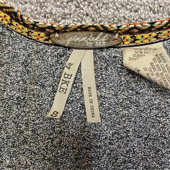 Gimmicks by BKE | Buckle Womens S knit crochet sleeveless button front top vest - Picture 8 of 8